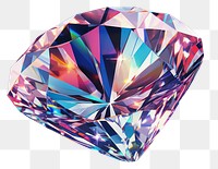 PNG Diamond gemstone crystal jewelry. 