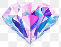 PNG Diamond gemstone jewelry crystal. AI generated Image by rawpixel.