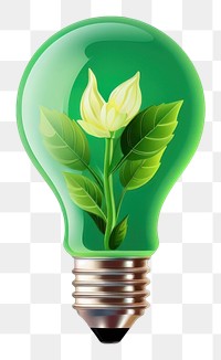 PNG Light green lightbulb electricity. 