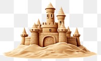 PNG Castle sand architecture sandcastle. 