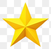 PNG Symbol yellow paper star. 