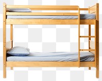 PNG Bed furniture white background architecture. 