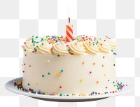 PNG Cake birthday dessert icing. AI generated Image by rawpixel.
