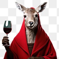 PNG Wine portrait mammal animal transparent background