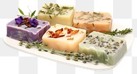 PNG Dessert food herb soap. AI generated Image by rawpixel.