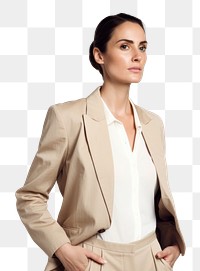 PNG  Blazer coat contemplation outerwear. AI generated Image by rawpixel.