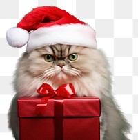 PNG Gift christmas portrait mammal transparent background