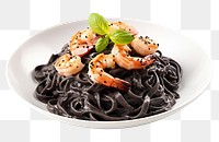 PNG Pasta seafood noodle shrimp. 