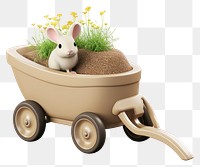 PNG Wheelbarrow vehicle cartoon mammal. 