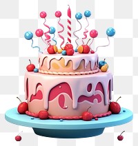 PNG Dessert cake food anniversary. AI generated Image by rawpixel.