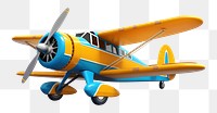 PNG  Propeller airplane aircraft biplane. 