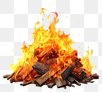 PNG Bonfire fireplace white background destruction. 
