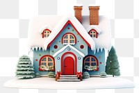 PNG  Architecture christmas building house. AI generated Image by rawpixel.