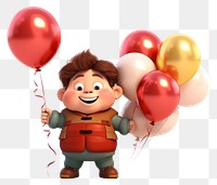 PNG Balloon celebration anniversary decoration. AI generated Image by rawpixel.