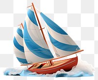 PNG  Watercraft sailboat vehicle dinghy. AI generated Image by rawpixel.