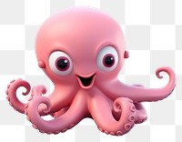 PNG Octopus cartoon animal cute. AI generated Image by rawpixel.