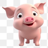 PNG Pig cartoon mammal animal. 