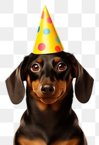 PNG  Dachshund birthday animal mammal. AI generated Image by rawpixel.