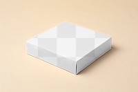 Cardboard box lid png transparent mockup