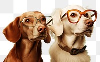 PNG Glasses animal mammal snout. AI generated Image by rawpixel.
