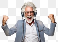 PNG Headphones shouting laughing glasses. 