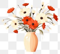 PNG Daisy vase flower plant. 