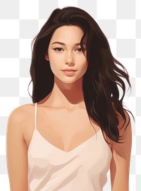 PNG Portrait fashion adult woman. AI generated Image by rawpixel.