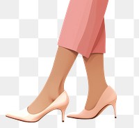 PNG Footwear shoe heel pink. 