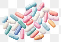 PNG Medicine capsule pill transparent background
