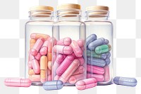 PNG Medicine pill medication transparent background