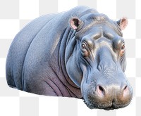 PNG Wildlife animal mammal hippopotamus. AI generated Image by rawpixel.
