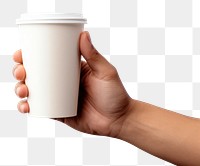 PNG Coffee finger hand cup. 