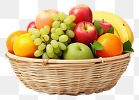 PNG Basket fruit apple plant. AI generated Image by rawpixel.