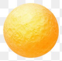 PNG Sphere cantaloupe freshness yellow. 