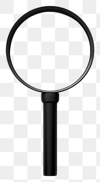 PNG Magnifying black simplicity circle