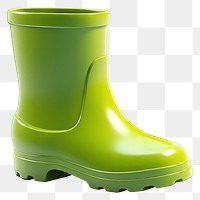 PNG Footwear green shoe boot. 