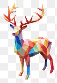 PNG Antler mammal animal deer transparent background