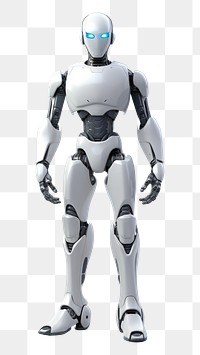 PNG Robot cartoon white human. 