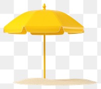 PNG Umbrella yellow beach umbrella architecture. AI generated Image by rawpixel.