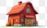 PNG Barn architecture building cartoon. 