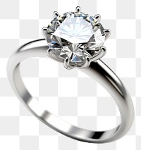 PNG Diamond ring platinum gemstone