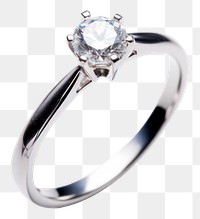 PNG Diamond ring platinum gemstone. 