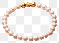 PNG Bracelet pearl jewelry white. 