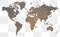 PNG Map world topography world map. AI generated Image by rawpixel.