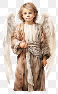 PNG Angel child cute robe transparent background