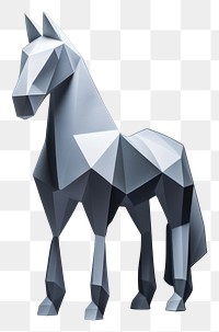 PNG Origami horse animal mammal. 