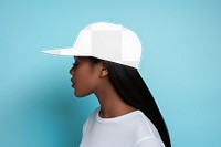 Snapback cap png transparent mockup