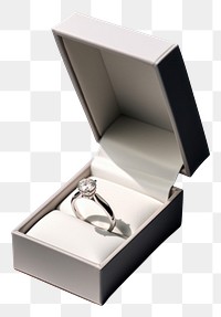 PNG Diamond ring box jewelry. AI generated Image by rawpixel.
