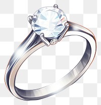 PNG Diamond ring gemstone jewelry. 