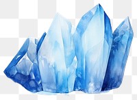 PNG Quartz crystal blue ice. 